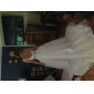 A-line V-neck Cathedral Train Lace Taffeta Wedding Dress 