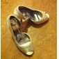 Top-Qualität Satin oberen High Heels Peep-Toes mit Pailletten Hochzeit Braut shoes.more Farben erhältlich (0984-r-005)