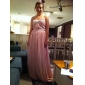 Sheath/Colum Sweetheart Floor-length Chiffon Evening Dress
