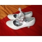qualidade superior de cetim salto alto superior fechada dos pés com uma fita amarrar sapatos de casamento nupcial (a3039)