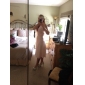 Sheath/Column Halter Knee-length Chiffon Cocktail Dress