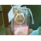 keychain engagment anel com a caixa de presente e 