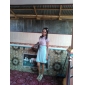 TS Contrast Colors Blouse Dress