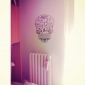 Aftagelige Skull Natur Wall Stickers