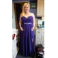 Sheath/ Column Sweetheart Floor-length Chiffon Evening Dress (FSM04258)