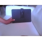 cuero funda protectora con soporte ajustable de 10 pulgadas de Tablet PC - negro