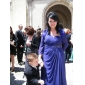 Sheath/Column One Shoulder Floor-length Chiffon Evening Dress