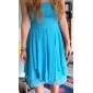 A-line Strapless Knee-length Chiffon Bridesmaid Dress 