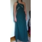 Sheath/Column One Shoulder Floor-length Chiffon Evening Dress