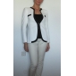 Women's Slim Blazer with Piping Detail