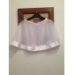 Elegant Chiffon Wedding/Evening Poncho With Satin Trim (More Colors)