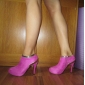 Suede Upper High Heel Ankle Boot With Shining Strap Fashion Shoes