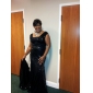 Trumpet/Mermaid V-neck Sweep/Brush Train Sequined Evening Dress inspired by Kellie Pickler 