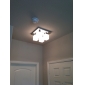 Stainless Steel Ceiling Light with 4 Lights in Cube Shape