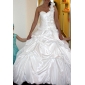 baljurk een schouder vloer-length taffeta avondjurk