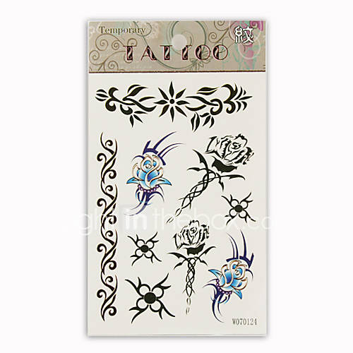 Butterfly & Sword Temporary Tattoos One Sheet(TYWS0008) .