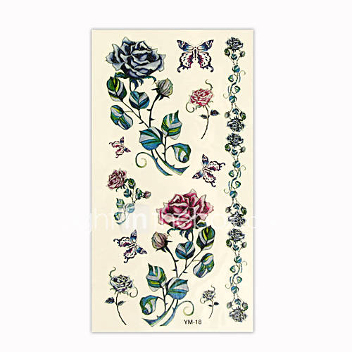 You are looking at a Hot Glitter Temporary Tattoo Card including various of 