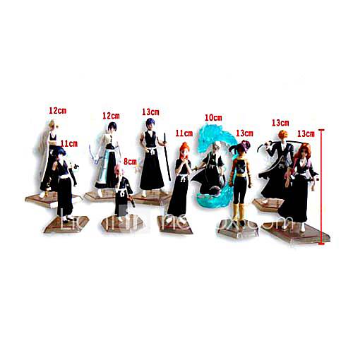 Specification Anime Name Bleach Height 8-13CM Quantity 10 Pieces for One Set 