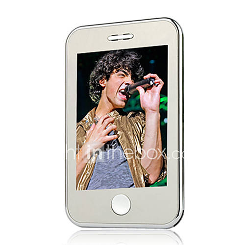2,8-Zoll-Touchscreen MP4 Player mit Digitalkamera (2 GB, Silber)