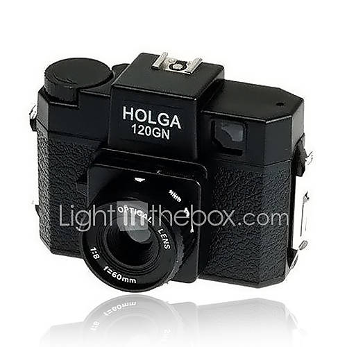 Lomo Holga 120 gn Mittelformat-Fixfokus-Filmkamera schwarz (dce045)