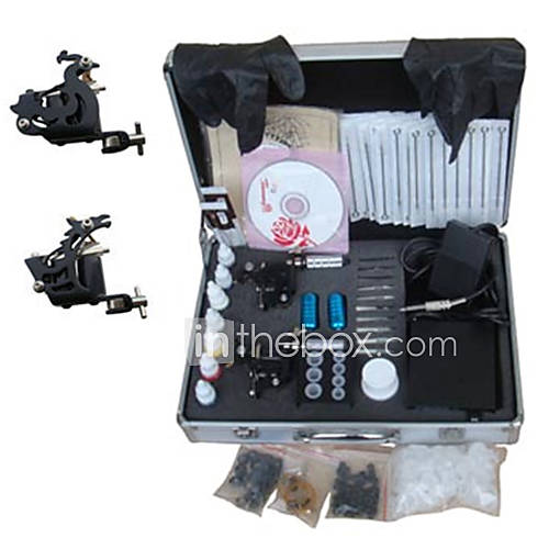DIY Cables - kit de tatuaje conjunto completo con 2 ametralladoras tatuaje (0359-5.26-62)