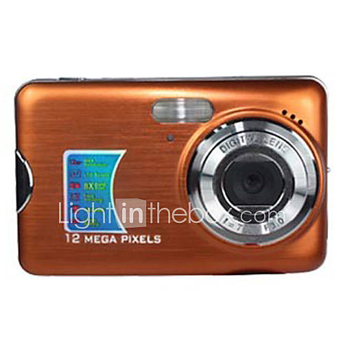 Gesichtserkennung 12 MP Digitalkamera mit 2,7-Zoll-LCD-Display und 8 x digitaler Zoom