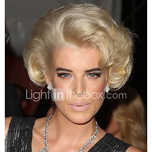 Custom Agyness Deyn's Hairstyle - Hand Tied Style Short 100% Human Hair 