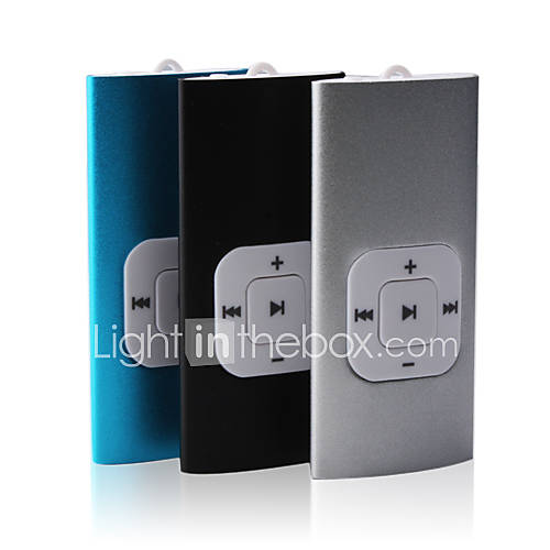 4GB shuffle metallischen MP3-Player - 3 Farben erh&auml;ltlich (kly305)