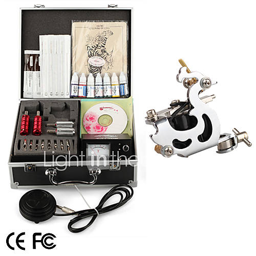 DIY Cables - kit de tatuaje profesional una punta de armas de energía agujas inervar la piel de tinta (0931-11.11-ly210)
