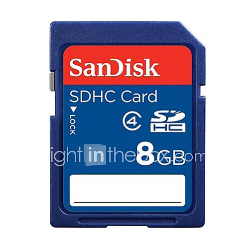 8GB SanDisk SDHC-Speicherkarte