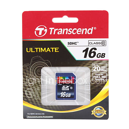 16GB Transcend SDHC Speicherkarte (Klasse 10)