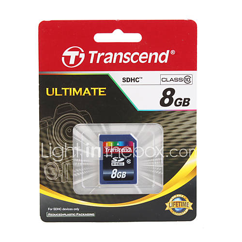 8GB Transcend SDHC Speicherkarte (Klasse 10)