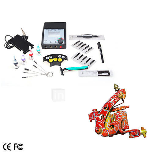 Mini Tattoo Machine Kit with LED Power Supply Item ID 00198700