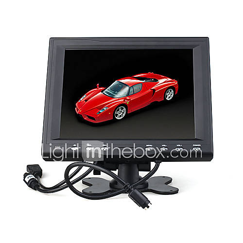 8 pollici touchscreen con monitor LCD VGA, RCA, ingressi USB per lettore dvd, navigatore gps, pos, pc (szc6437) Auto Imbarcazioni