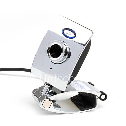 Neuheit hdv Mini-Webcam   Mikrofon (silber)