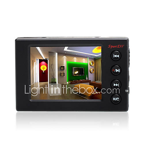 Action-Kamera Sport DVR mit 2,5-Zoll-LCD-Bildschirm   Fernbedienung