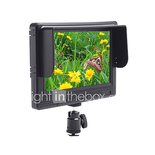 Home cinema 7 pollici widescreen sulla fotocamera dslr monitor lcd hd (1080p, HDMI in out  )