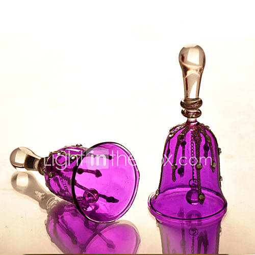 Romantic Purple Crystal Wedding Bell Share your own images 