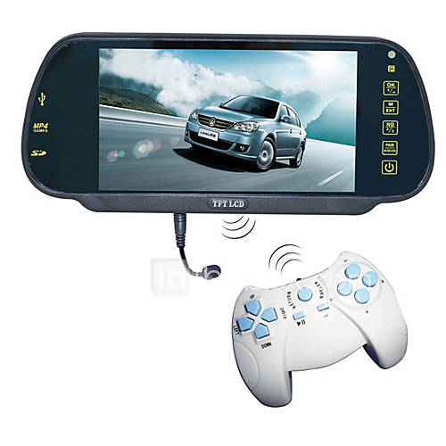 7 pollici TFT-LCD Monitor auto retrovisore (mp4, Bluetooth, trasmettitore FM, giochi, usb / sd) Auto Imbarcazioni