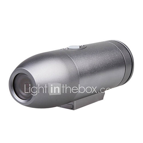 Ganzmetall wasserdichte Sport-Kamera Mini HD (720p, 5MP CMOS)