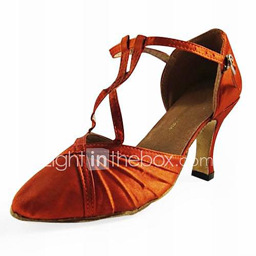 Confronta prezzi Satinato personalizzata increspato latino scarpe prestazioni / sala da ballo (più colori)
