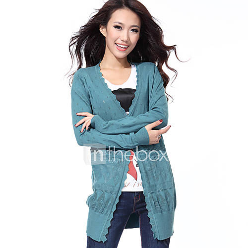 lunghi cardigan in maglia stile Abbigliamento all'aperto