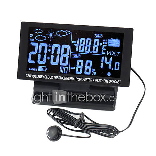 LCD-Bildschirm digitale Uhr mit Thermometer & Hygrometer