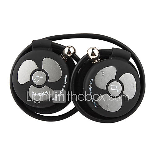 piegato le cuffie wireless lettore mp3   radio FM digitale, tf card reader