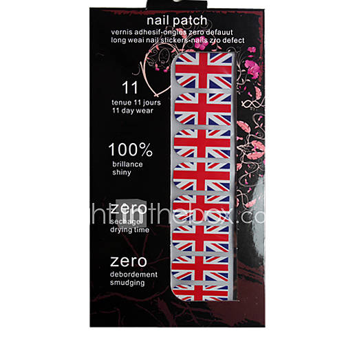 Full Cover Flag Of UK Style Nail Stickers#00372639