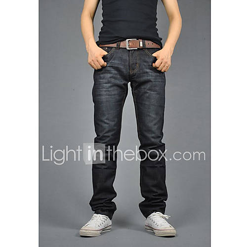 Offerta Men 's Fashion Denim Jeans lunghi Straight Leg Offerta: Men 's Fashion Denim Jeans lunghi Straight Leg
