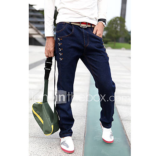 Offerta Leg Jeans Men 's Fashion Denim Jeans dritti lungo Offerta: Leg Jeans Men 's Fashion Denim Jeans dritti lungo