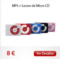 MP3 + Lector de Micro CD 