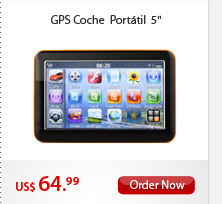 GPS Coche  Portátil  5"