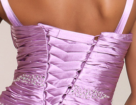 KATREIN - Kleid für Festlichkeiten aus Satin und Tüll